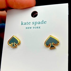 NWT ♠️✨ Kate Spade Black Spade Earrings